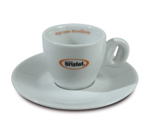 Bristot Espresso Tasse mit Unterteller