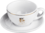 Club di Poccino Caffé Latte-Tasse mit Unterteller