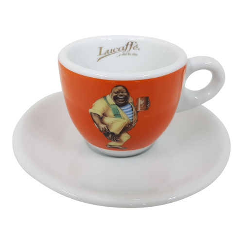 Lucaffe Cappuccinotasse Collection orange