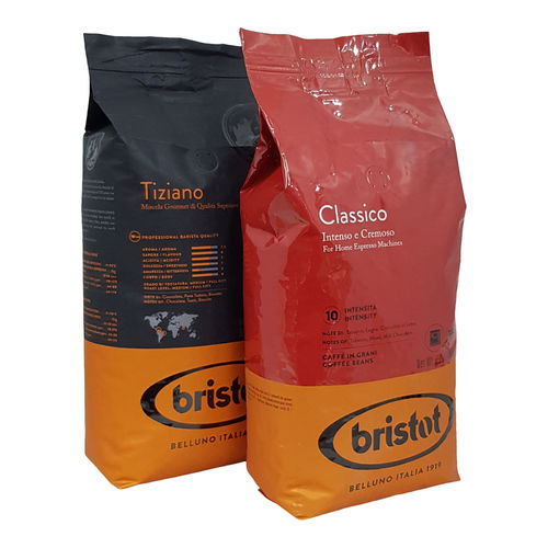 Bristot Classico und Tiziano Espresso, je 1000g
