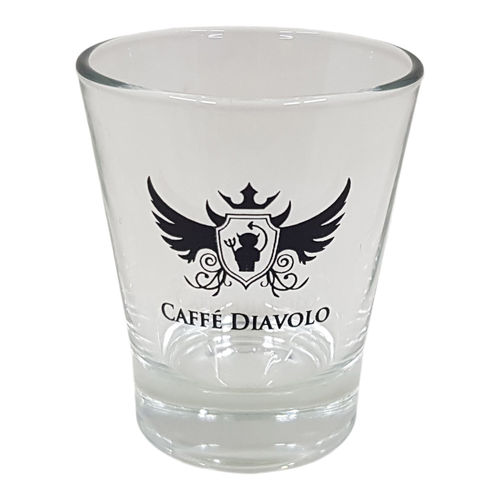 Caffe Diavolo Espressoglas Wasserglas