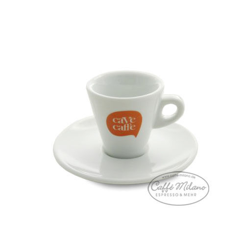 Cave Caffe Espresso Tasse mit Unterteller