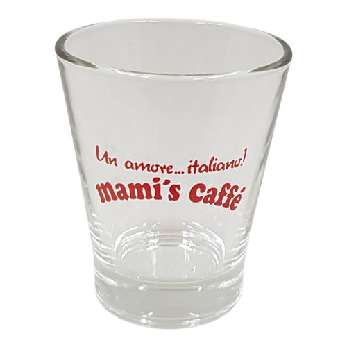 Mamis Caffe Biccherini Espressoglas Shotglas