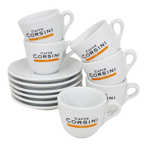 Caffe Corsini Espressotassen, 6 Stück