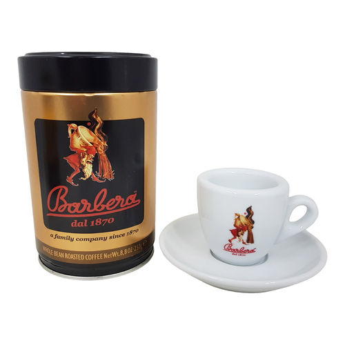 Barbera Classica Espresso, 250g, Bohne + Tasse